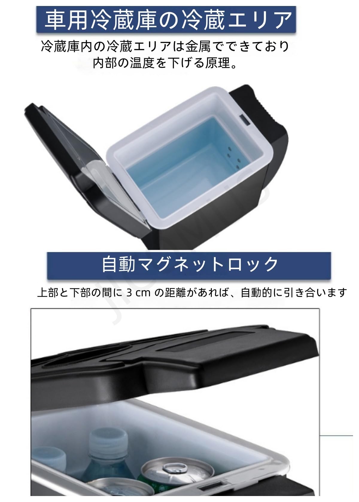 Amazon.co.jp: JICOMUS車用冷蔵庫 6L/8L 小型車用断熱12V/24V 