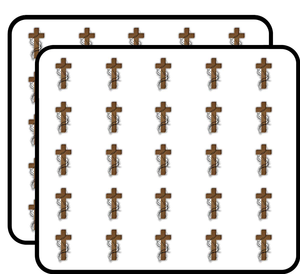 Cross with Thorns Religion Decorative Scrapbooking Sticker Waterproof Vinyl Stickers for Water Bottle, Laptop & Phone Case – 50 Pack