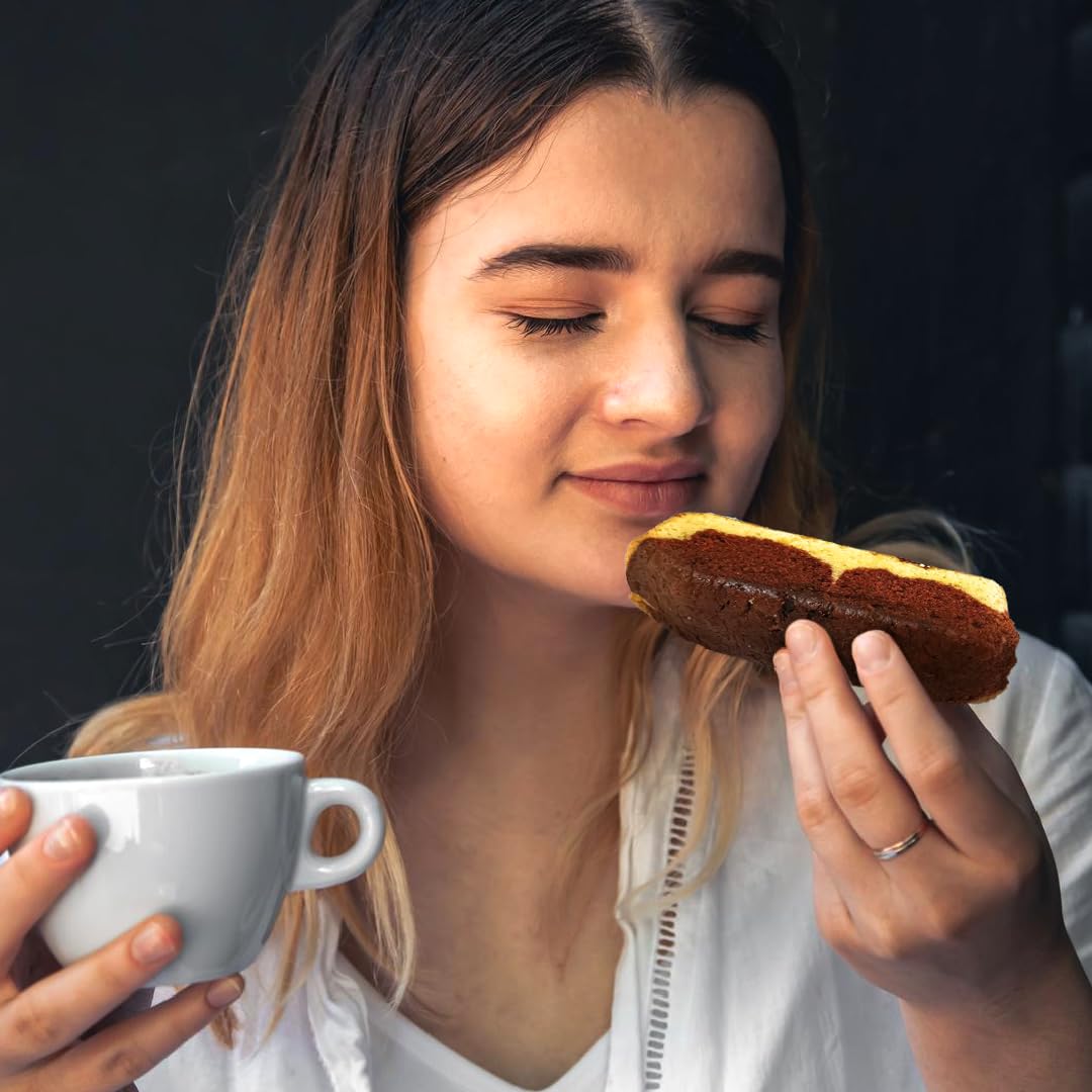 Gâteau Marbré au Chocolat Sans Sucre | 2kg | Idéal pour le goûter et le petit-déjeuner | Gâteau au Chocolat Sans Sucre