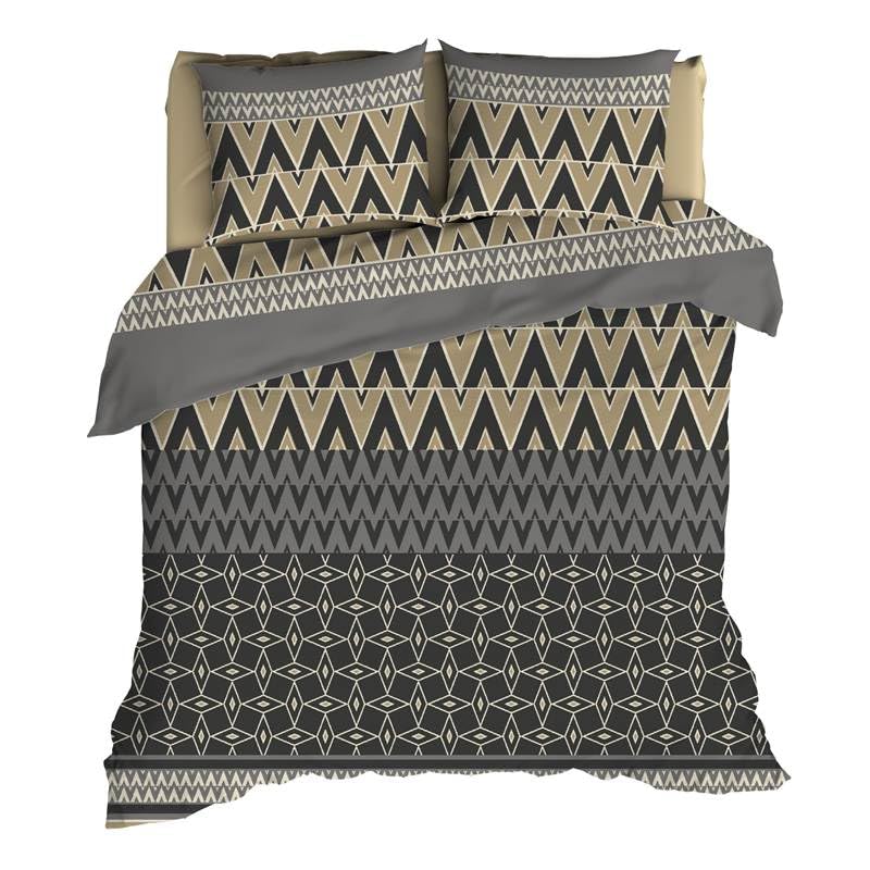 Housse de couette flanelle 200x200 Chamonix antra