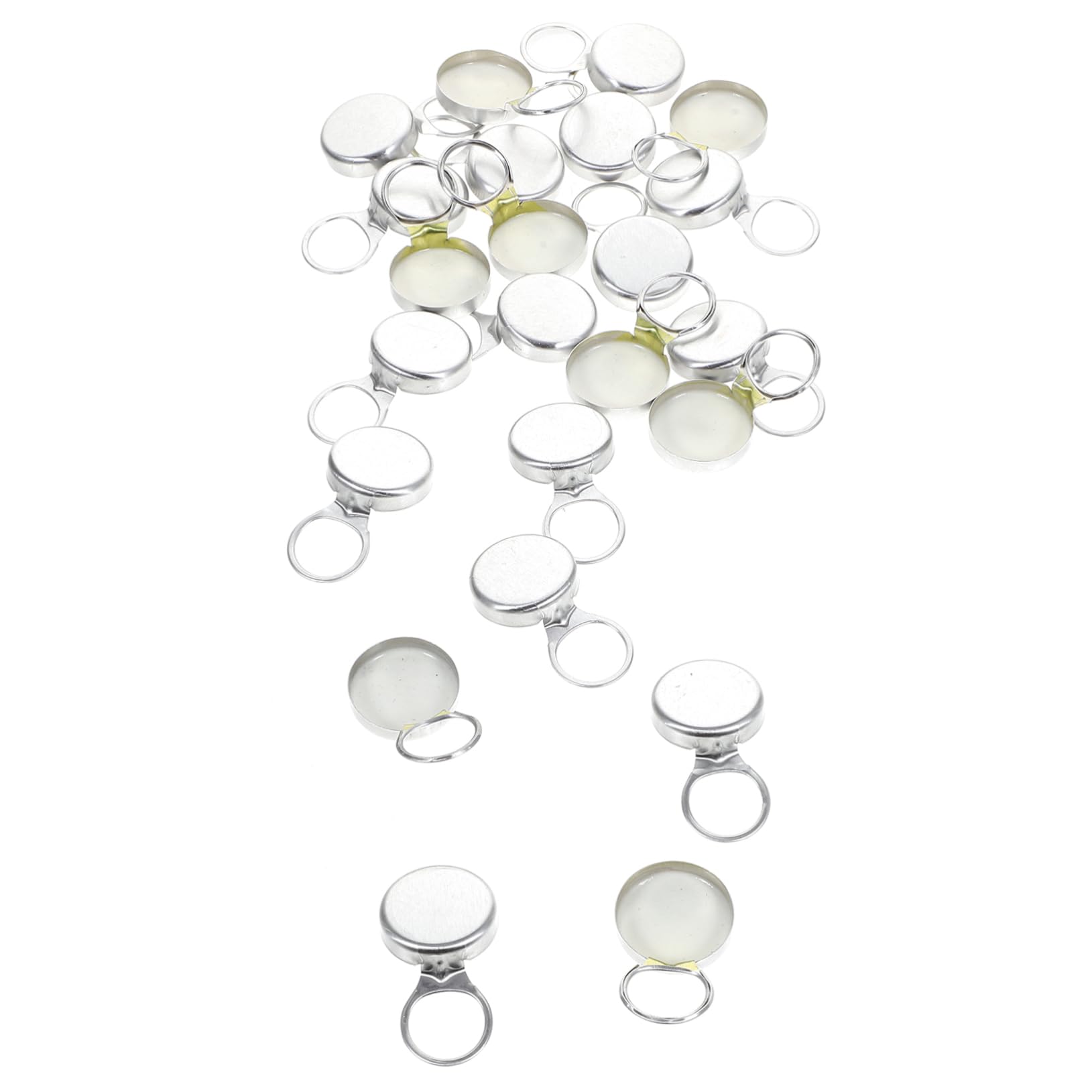 Cabilock 1set Aluminum Beer Bottle Caps Reusable Soda Bottle Sealers Portable Bar Accessories for Wine Beer Leakproof Covers for Preserving Freshness 24pcs