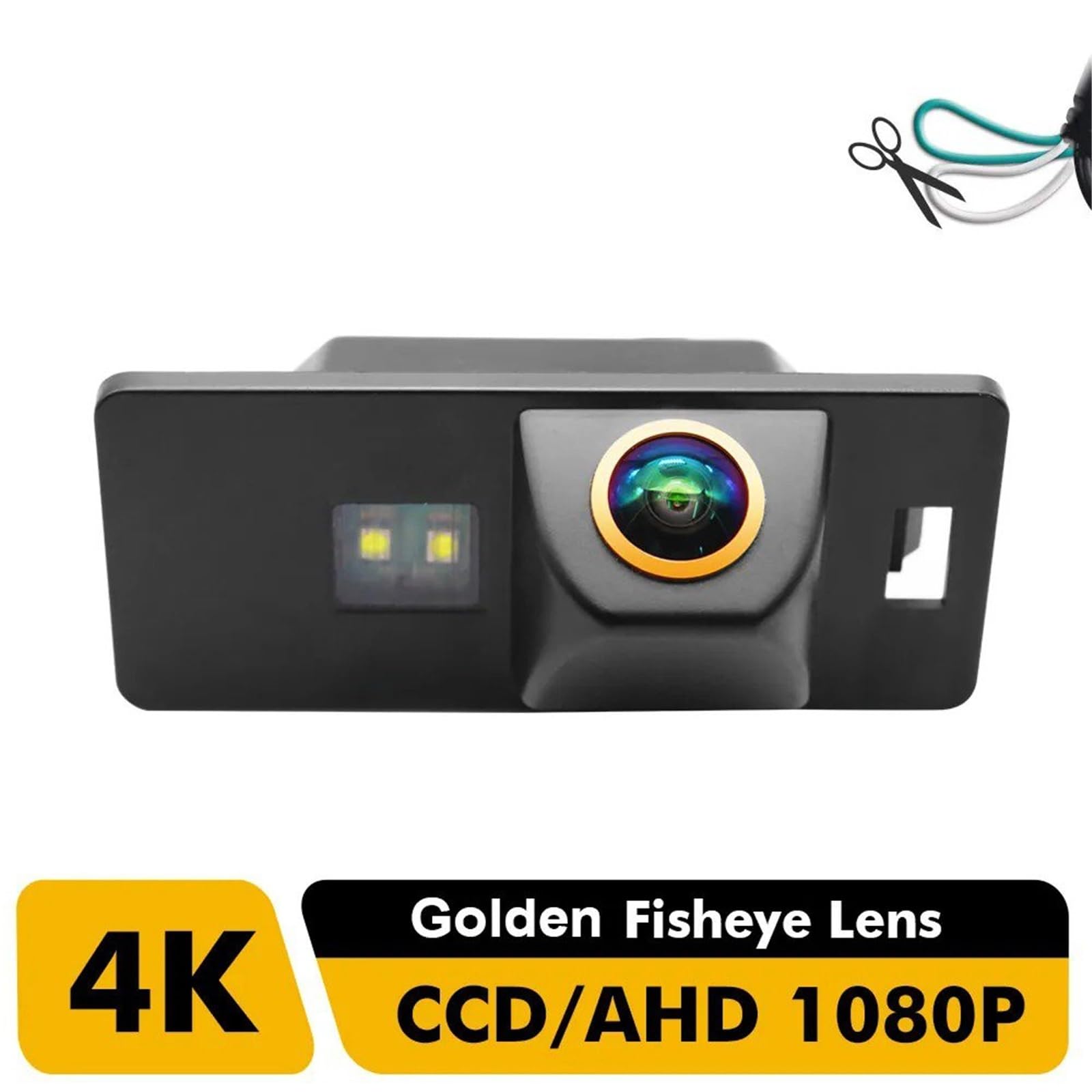 Kamera cofania do Q5, Q7, Passat i R36 – AHD 1080p kamera cofania HD z funkcją widzenia w nocy