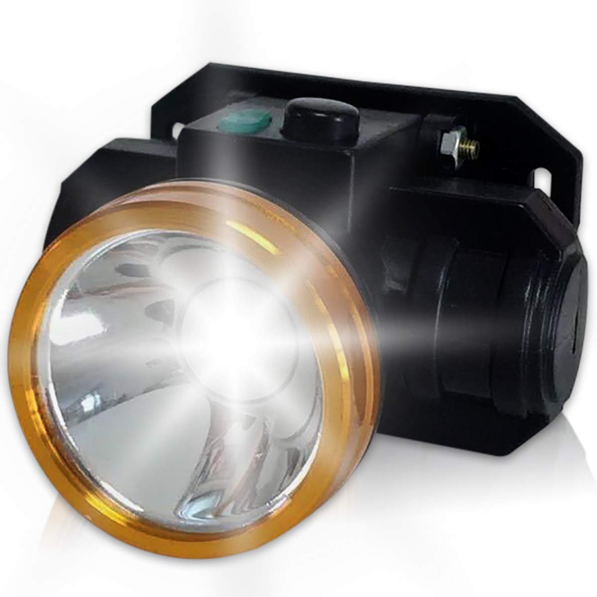 Pick Ur Needs Waterproof Laser LED Adjustable Head lamp Rechargeable Emergency Torch Light (50Watt)