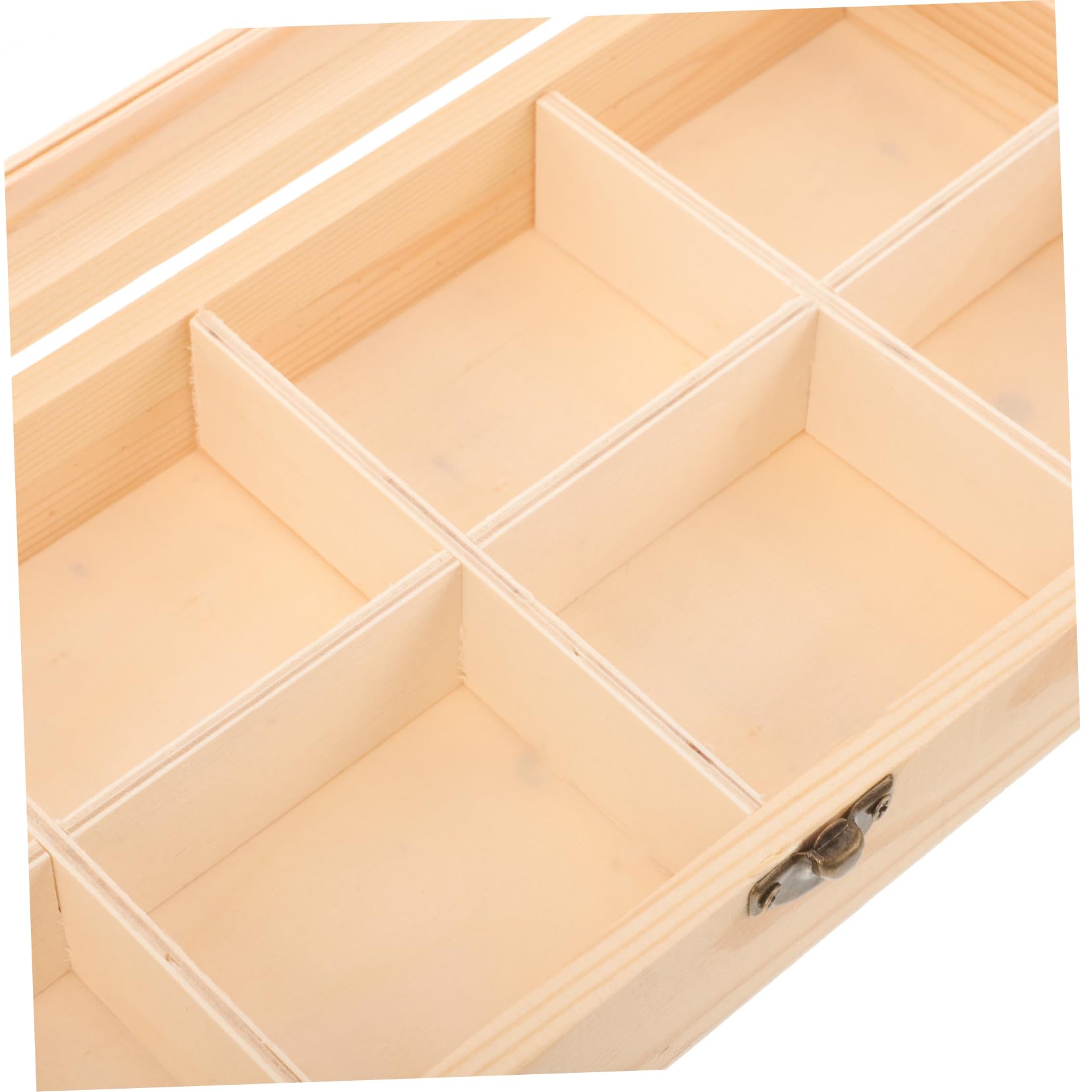 PRETYZOOM 4 Piezas Caja De Almacenamiento De Bolsitas De Té Titulares De Bolsas De Té Porta Sobres De Azúcar Para Barra De Café Caso De Frutos Secos De Madera