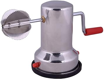 Stainless Steel Coconut Scraper with Vacuum Base, Coconut Grater Machine, Coconut Crusher Manual Hand Roller, Coconut Chopper for Kitchen, Coconut Scrapper Tool