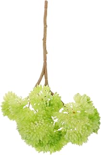 Mipcase Mini Faux Succulent Stem Soft Rubber Light Green for Home Decor