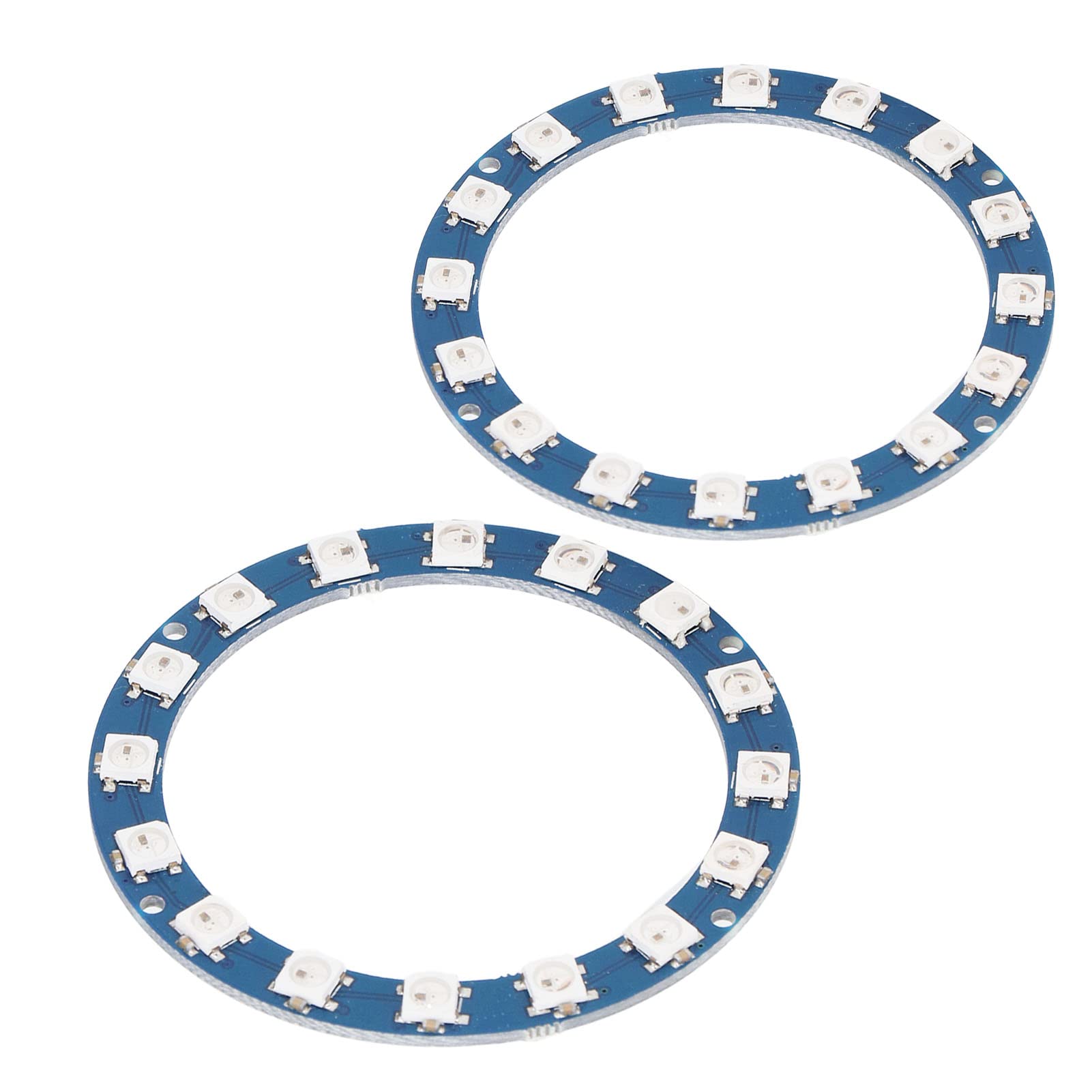 Generic RGB Led Ring Intelligent 5050 Ws2812 for Led Outer Diameter Port Light Board Ws2812B 16 Bit 5V for 2Pcs 54Mm Led Segment Displays, Genericneavhcz52d