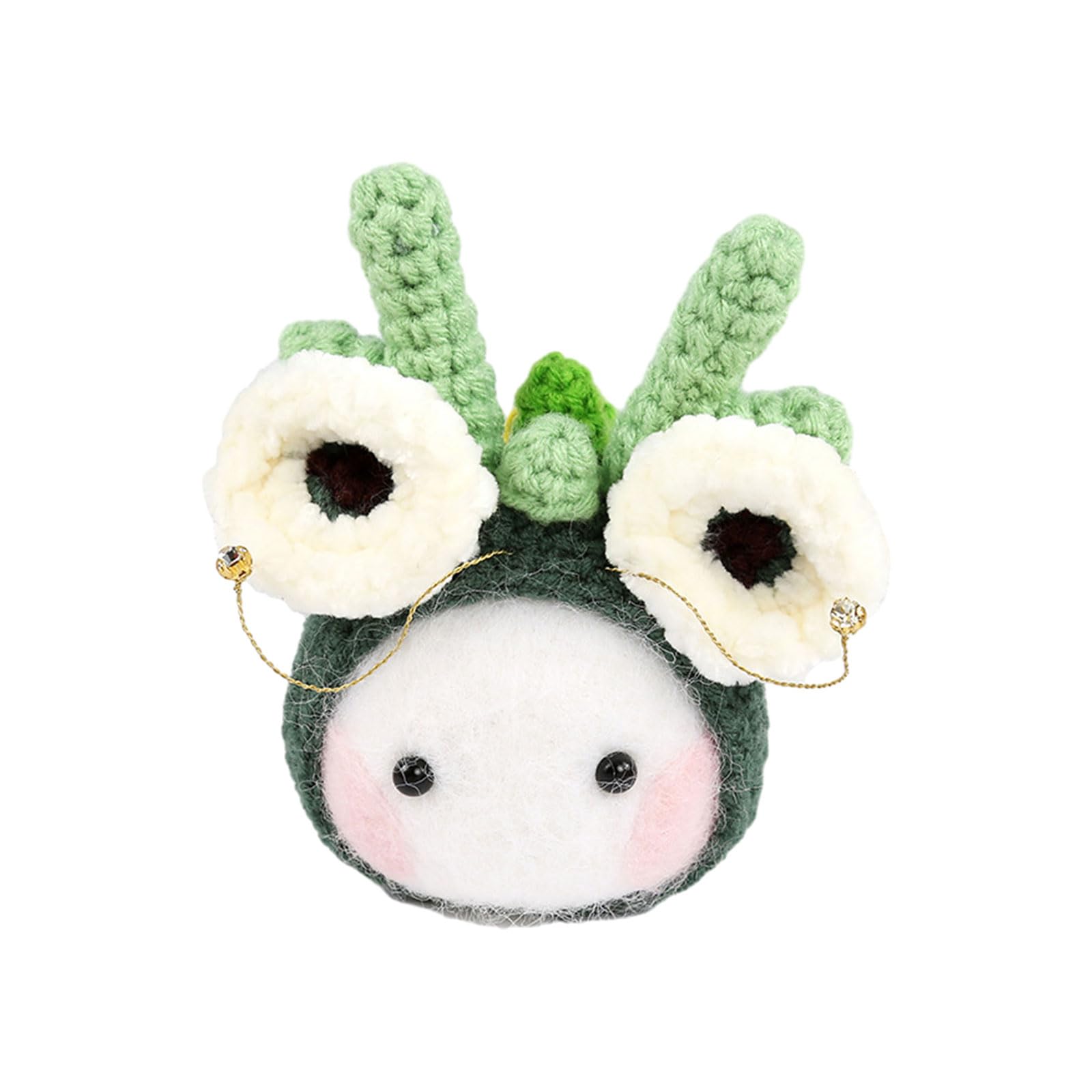HZGFNBZ Kits for Beginners with Yarn for Crocheting Animal Dolls Sewing Package Knitting Tools Crochet