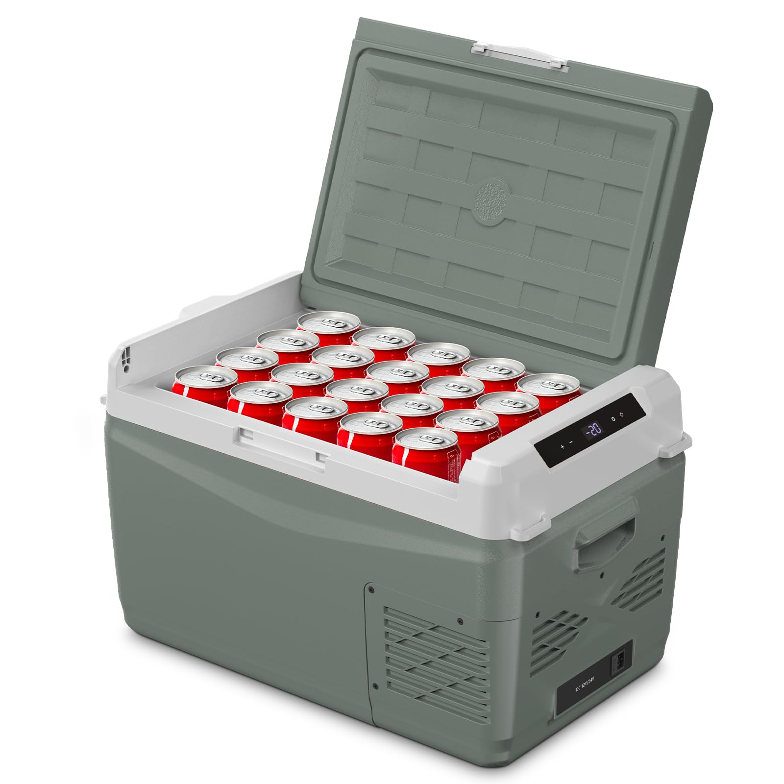Alpicool GC30 29L Réfrigérateur de Voiture, Portable Glacière à Compression Neuve 2026,12V/24V Frigo de Voiture pour Camion, Camping,Voyage en Voiture,Pique-Nique,-20℃-20℃,Plateau à Glaçons Offert
