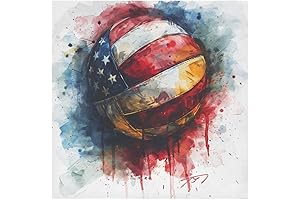 Cloth Napkins Volleyball American 4pcs/Set