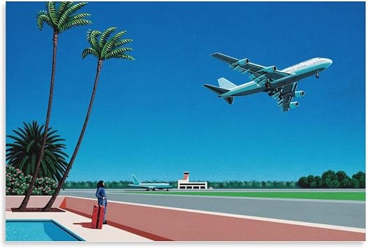 Hiroshi Nagai Decorations for Bedroom Posters for Room Aesthetic Decorations for Home Poster Board A Posters Art Print Wall Photo Paint Poster Hanging Picture Family Bedroom Decor Gift 24x36inch60x90