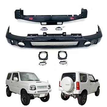 jb23 ジムニーフロントバンパー Amazon | [ 1台分 ] GI☆GEAR フロントバンパー＆リアバンパー 2