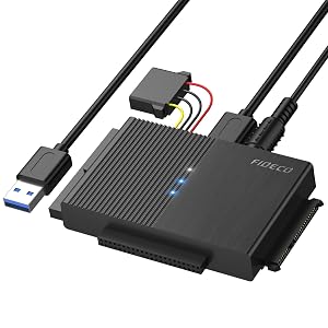 FIDECO USB 3 0 to SATA or IDE Adapter Hard Drive Adapter Cable Universal for 2 5 3