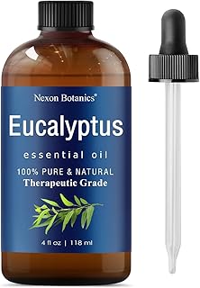 Eucalyptus Essential Oil 4 fl oz, Pure and Natural Eucalyptus Oils for Diffuser for Home, Aromatherapy, Skin and Humidifie...