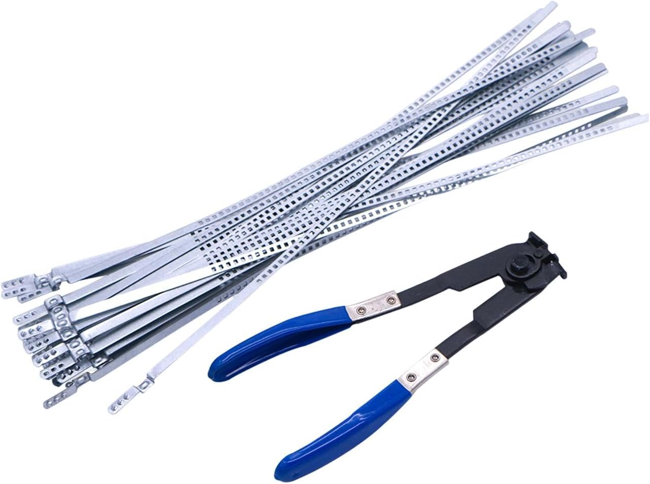 CV Boot Tool with 24 Bands Car Heavy Duty Metal Axle Clamp Pliers Hose