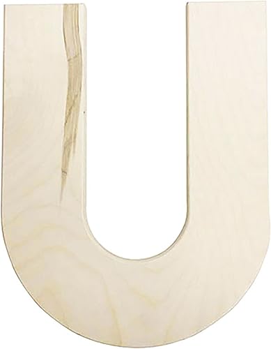 Darice Matrice U0993-a Bold en Bois Massif, Lettre de la Capitale A, 12 en
