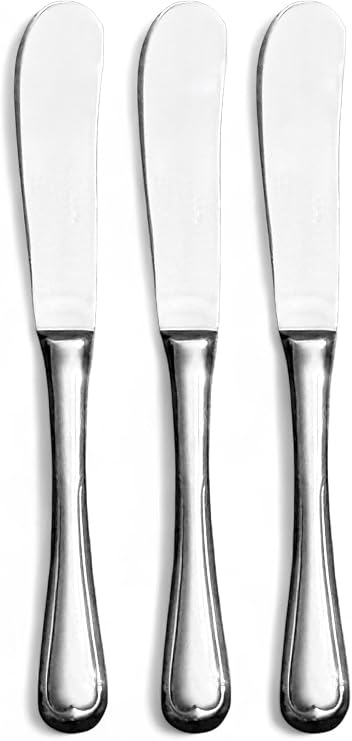 Royal Tereyağı Bıçağı, 3'lü Set, Paslanmaz Çelik