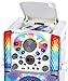 Singing Machine SML625BTWD Karaoke Machine, Portable Bluetooth CD+G Karaoke System, White