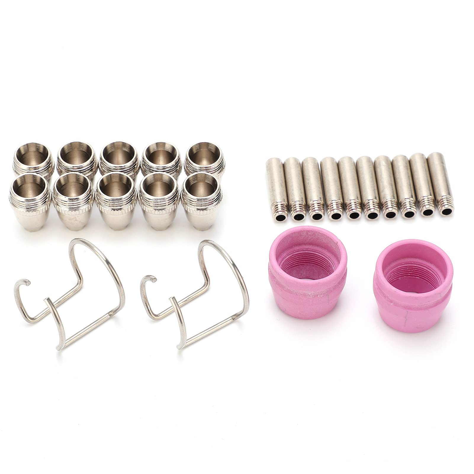 Kit de consumibles de corte por plasma, electrodos SG 55 AG 60 WSD 60, puntas, boquilla de cerámica, calor, fácil instalación, para usuarios de antorchas de plasma (95pcs)