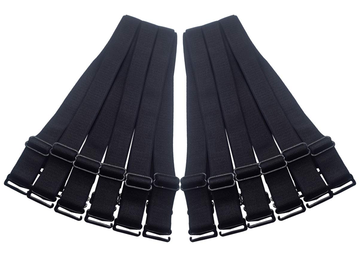 DoHopeShoulder Bra Straps Replacement 12mm 15mm 18mm Width Elastic Adjustable Removable Multi Color