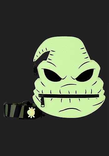 Miniatura 3 de Pesadilla antes de Navidad Oogie Boogie Glow Cross Body Bag, Verde