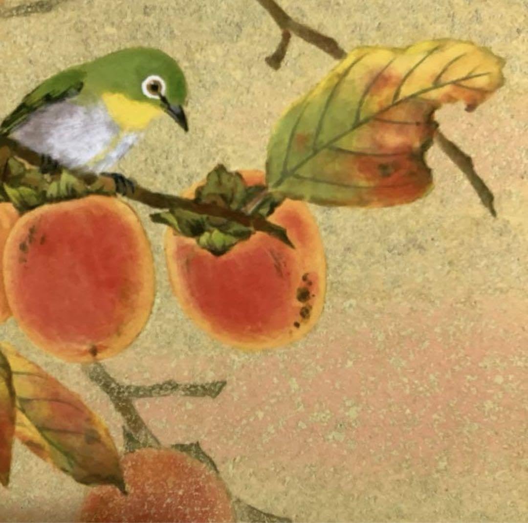 絵画・額縁・版画・田村 仁美・新品未使用・ひととき・柿・美術品・インテリア・雑貨 絵画・額縁・版画・田村 仁美・新品未使用・ひととき・柿・美術