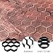 Vaguelly 4pcs Hexagon Brick Mold Plastic Cement Floor Tile Mould DIY Cement Paving Mold DIY Walkway Pavement Stepping Paver for Garden Path Paving Lawn Patio