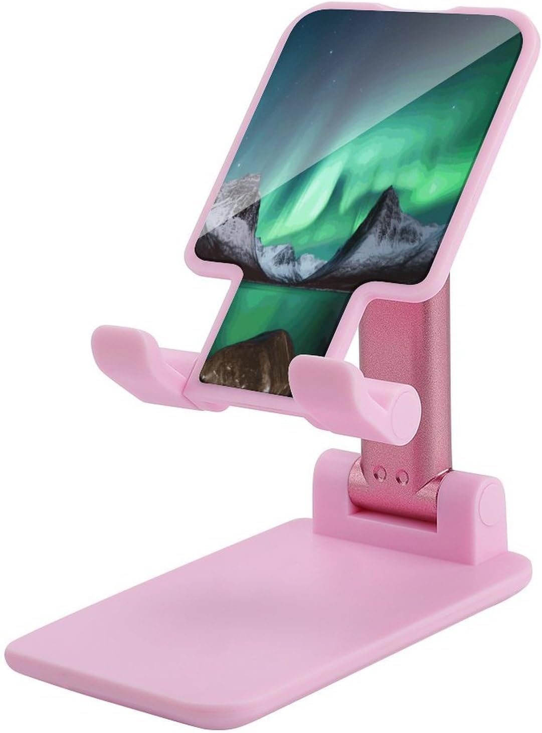 Aurora Borealis Folding Cell Phone Stand for Desk