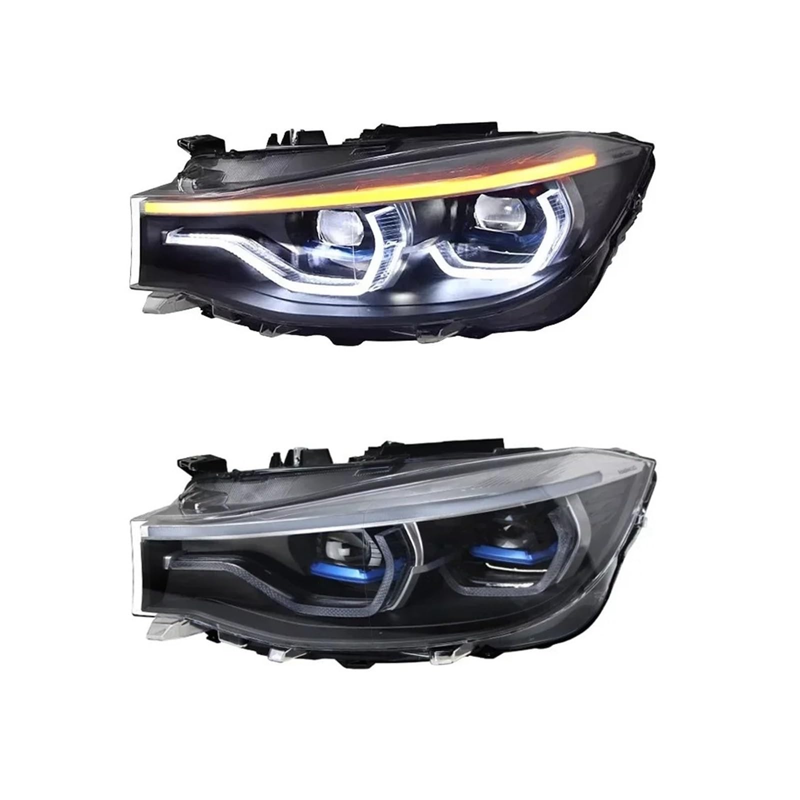Faro Anteriore per BMW Serie 3 GT F34 2013-2019 Faro proiettore Luce Diurna Accessori automobilistici Luci per Auto Gruppo Ottico per Auto (Fari Laser)