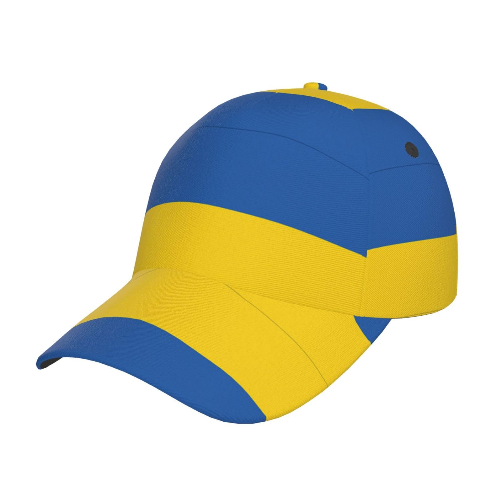Chabu Unisex Black Flag Of Ukraine Baseball Cap Sun Hat Dad Hat Trucker Cap Classic Adjustable Size Outdoor Sports Golf