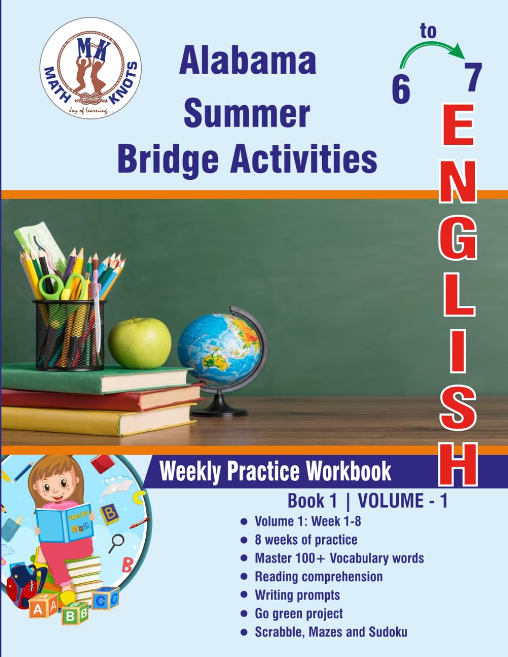GRADE 6 TO 7 : ALABAMA Summer English Bridge Activities