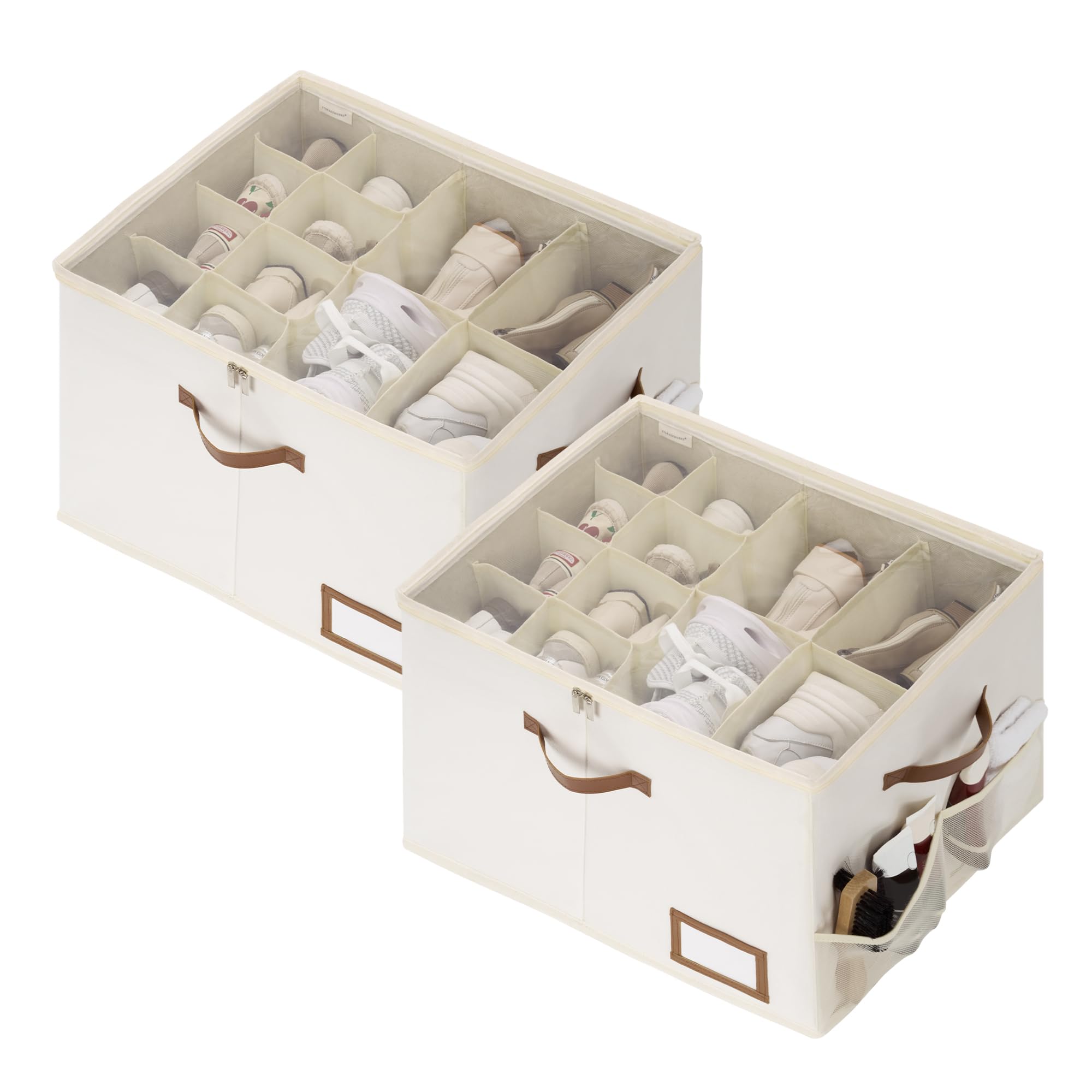 Amazon.com: StorageWorks 2-Pack Shoe Storage Box for Closet