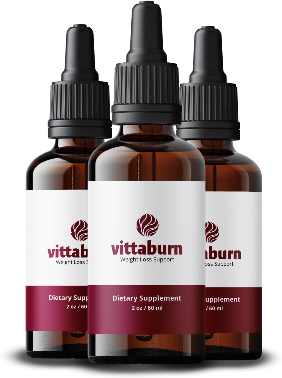 (3 Pack) Weight Loss Support Drops - All Natural Boost Metabolism, Control Cravings & Burn Fat Naturally, Pure Organic Formula for Healthy Weight