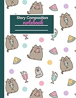 Vista 1 de Primary Kitten Composition Storybook Notebook K - 3 Wide Ruled Lines with space for Writing and Drawing Kindergarten, grade 1, grade 2, grade 3