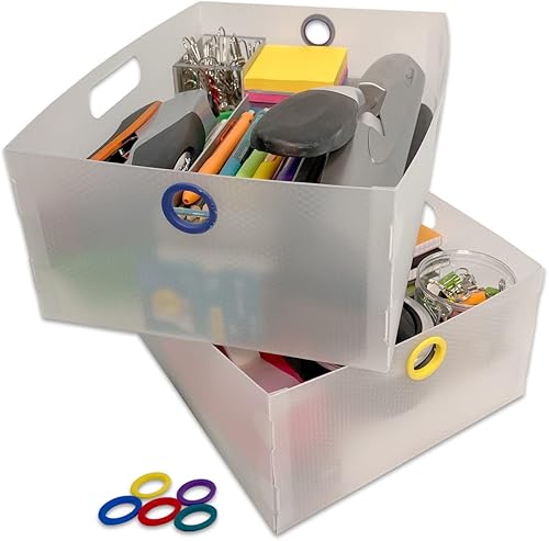 Ultimate Office TierDrop - Cajones de almacenamiento miden 9 pulgadas de ancho x 12 pulgadas de profundidad x 4 3/4 pulgadas de alto para accesorios