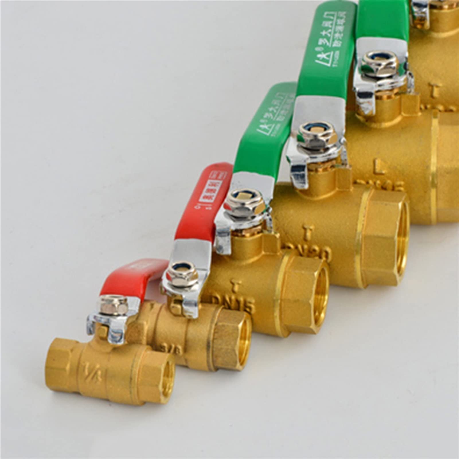 24PZ VALVOLA A SFERA IN OTTONE M/F MIS. 1/2 - Foto 13