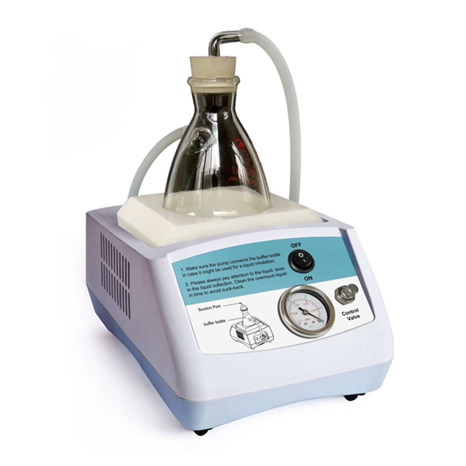 Bomba de diafragma, Bomba de vacío for matraces resistentes a productos químicos laboratorio ZK-26(ZK-26 250ml)