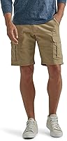 Wrangler Authentics Men's Classic Cargo Stretch Shorts - Relaxed Fit, 10" Inseam, 6 Pockets for All-Day Comfort & Storage