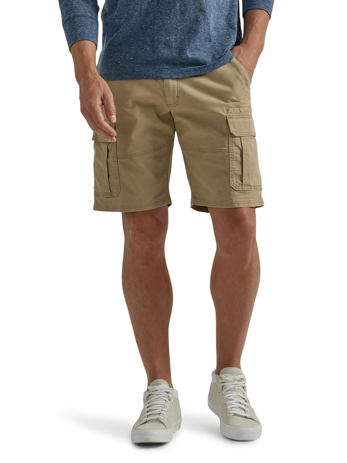 Wrangler Authentics Mens Classic Cargo Stretch Short