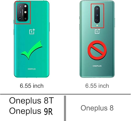 Miniatura 2 de Osophter Funda para Oneplus 8T Flower Floral para niñas y mujeres, absorción de golpes flexible de goma TPU (flor púrpura)