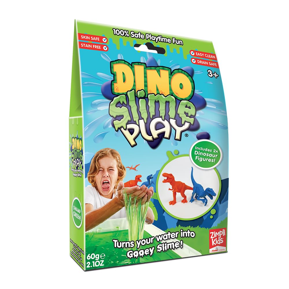 Poundfun Green Dino Slime Play