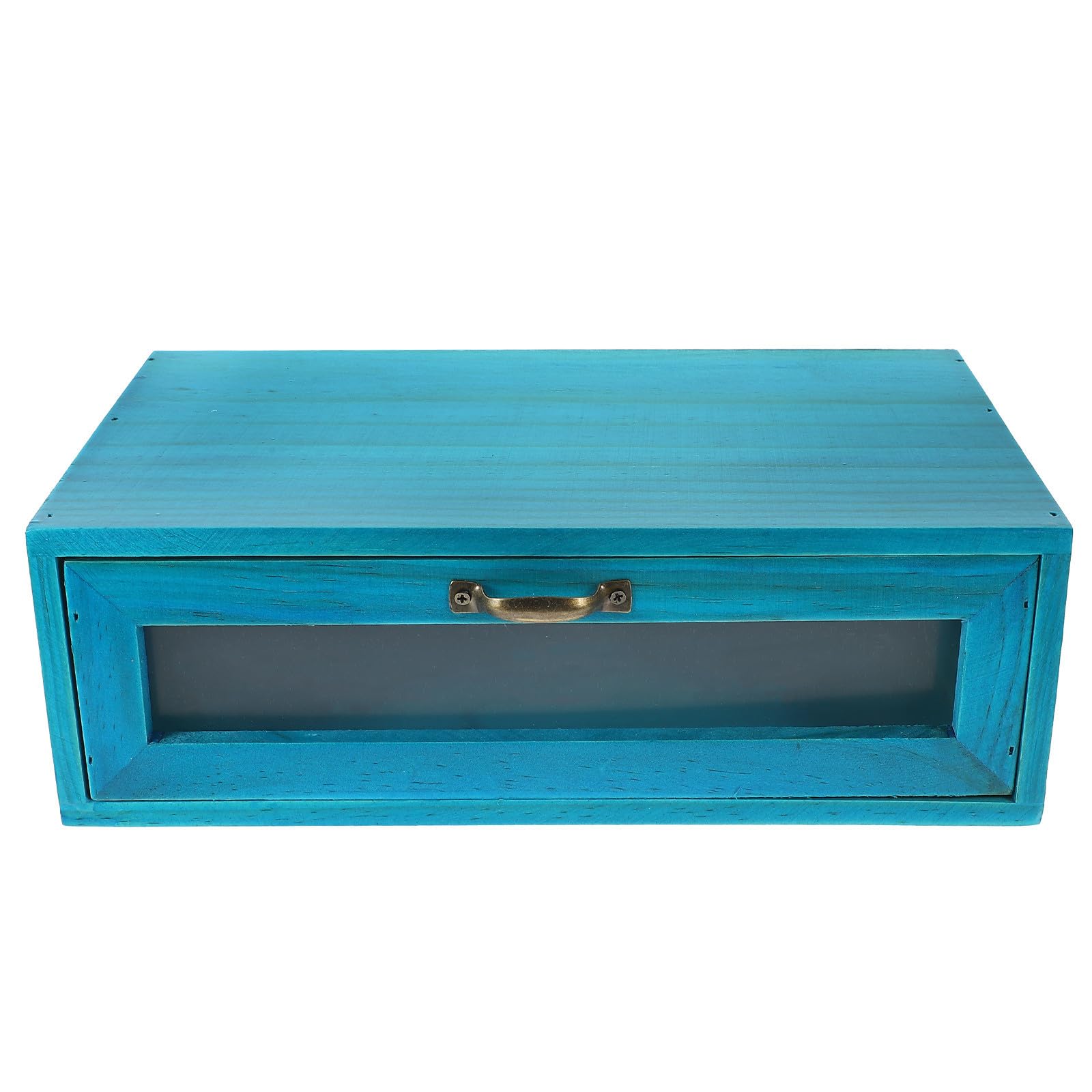 SEWACC Organizador de Maquillaje de Madera Cajón Único para Escritorio, Caja Decorativa para Tocador en Casa, Mantiene la Mesa Limpia Fácil Acceso