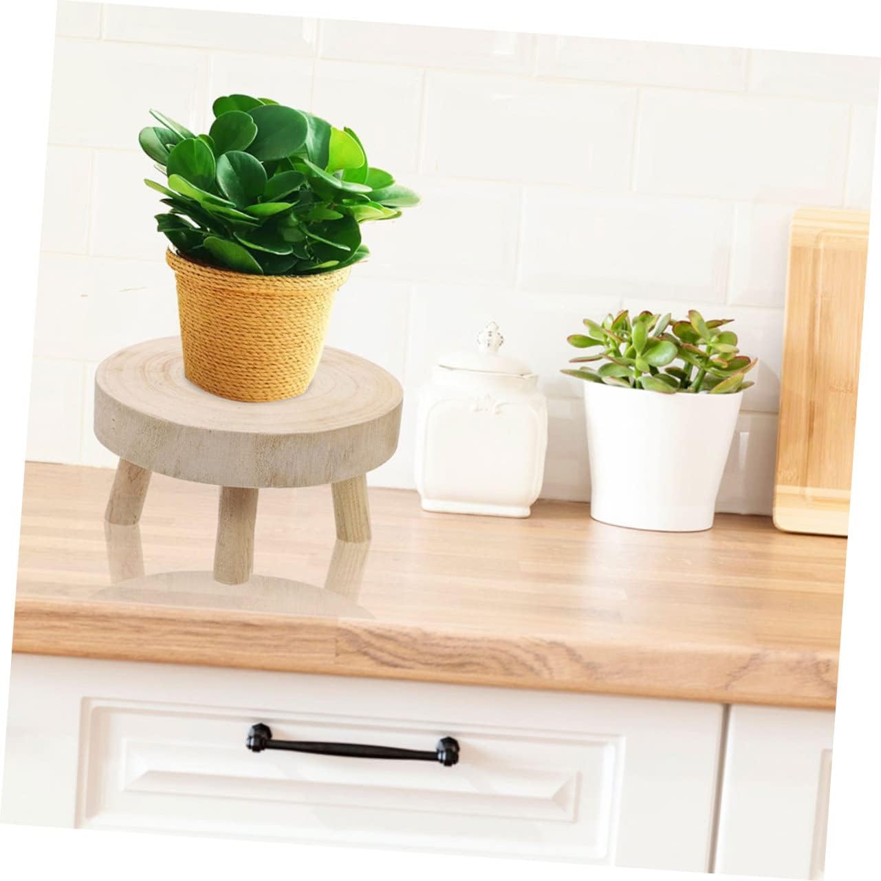 2pcs Wooden Plant Stands Tiered Plant Holders for Pot Stands Decorative Design