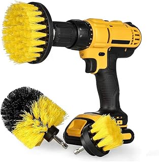 Chambridge 3 Pack Drill Brush Power Scrubber Cleaning Brush Set All Purpose Drill Scrub Brushes Kit for Grout, Floor, Tub, Shower, Tile, Bathroom and Kitchen Surface