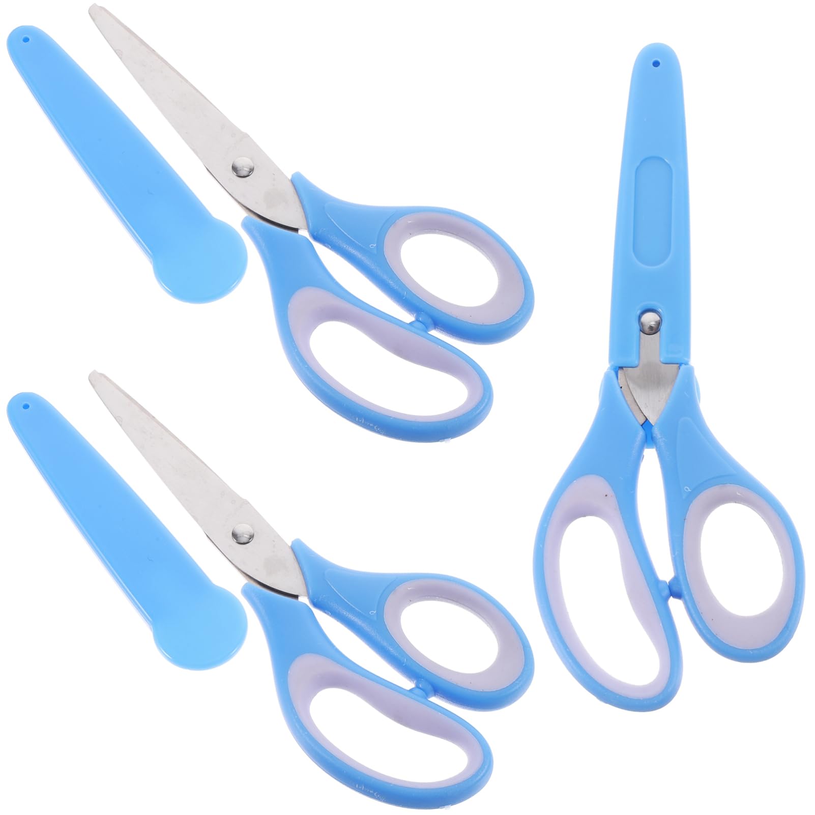 Abaodam 4 Set Forbici Alla Rinfusa Forbicine Per Unghie Braccialetto Staccabile Forbice Forbici Prescolari Forniture Per La Casa Acciaio Inossidabile Sky- Pezzi * 4