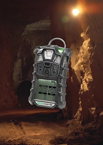 Vista 6 de MSA 10178557 ALTAIR 4XR Detector multigas - (O2, H2S, CO), Color: carbón, monitor de gas portátil, duradero, de mano, aprobación UL/CSA, incluye