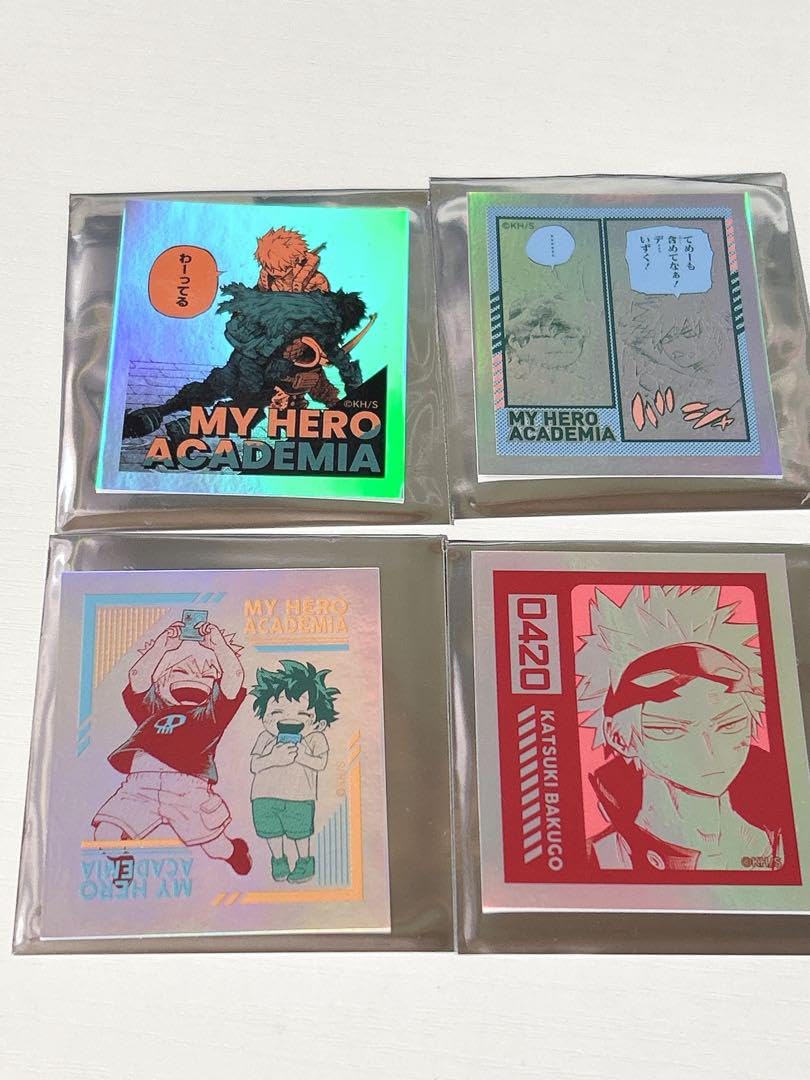ヒロアカ オーロラステッカーコレクション コンプリート 爆豪勝己 緑谷