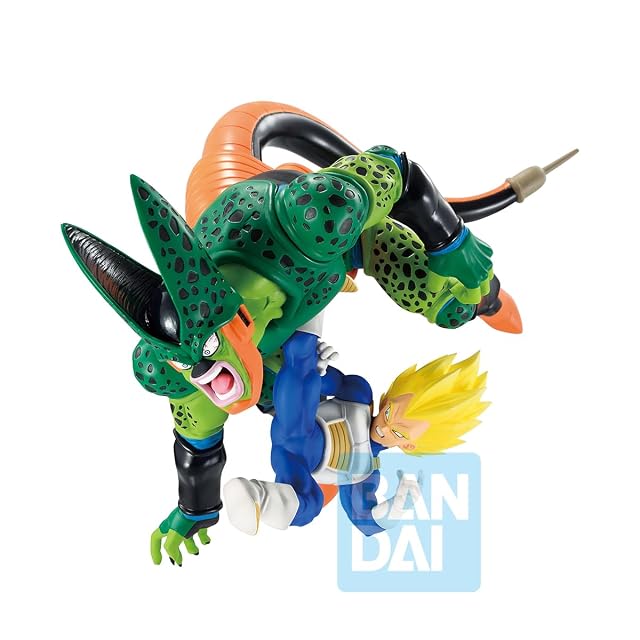 Foto 2 de 5 de Ichibansho Dragon Ball Z Vegeta vs Cell (Dragon History II) Revible Moment: Estatua Coleccionable Premium…