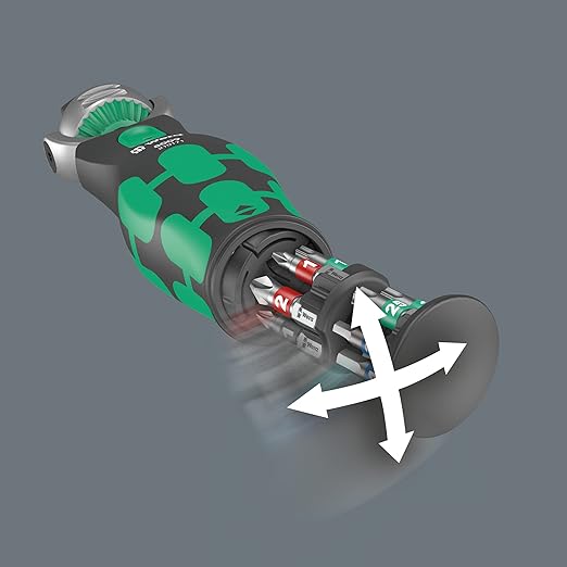 Wera 05004281001 8009 Zyklop Pocket Set 2, Juego de trinquete, 18 piezas miniatura 7