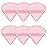 6 Pieces Pink Powder Puff Face Soft Triangle for Loose and Body Powder, Velour Makeup Sponge Set Setting Powder Puff Makeup Tools